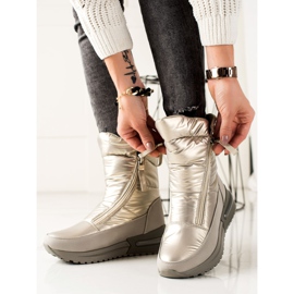 Weide Stivali da neve casual argento 1