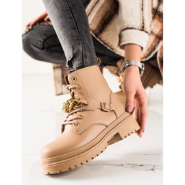 TRENDI Comodi lavoratori della moda beige 1