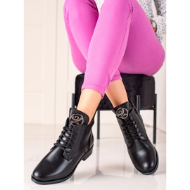 Camo Stivali caldi con un ornamento nero 1