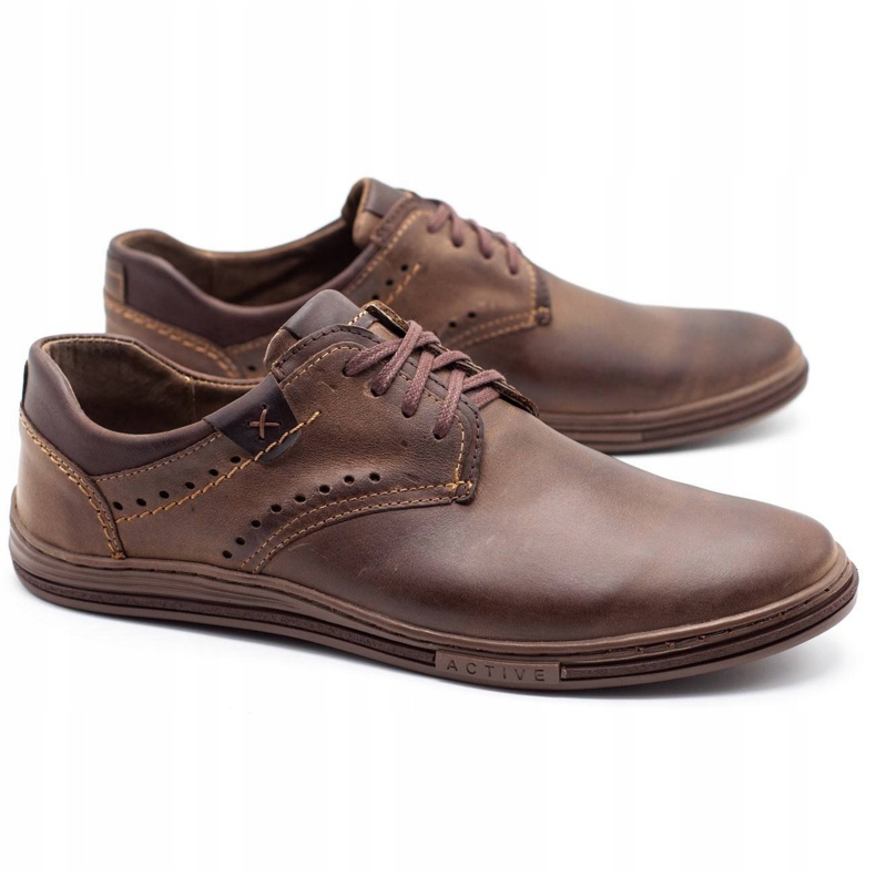 Polbut Scarpe casual da uomo 402 marrone 2