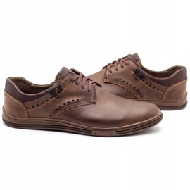 Polbut Scarpe casual da uomo 402 marrone 4