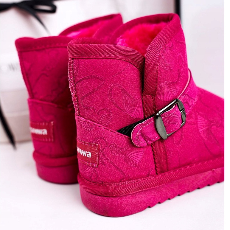 Apawwa Doposci Bambino Con Pelliccia Fucsia Kawai rosa 3