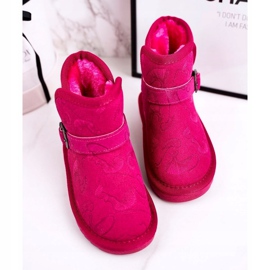 Apawwa Doposci Bambino Con Pelliccia Fucsia Kawai rosa 4