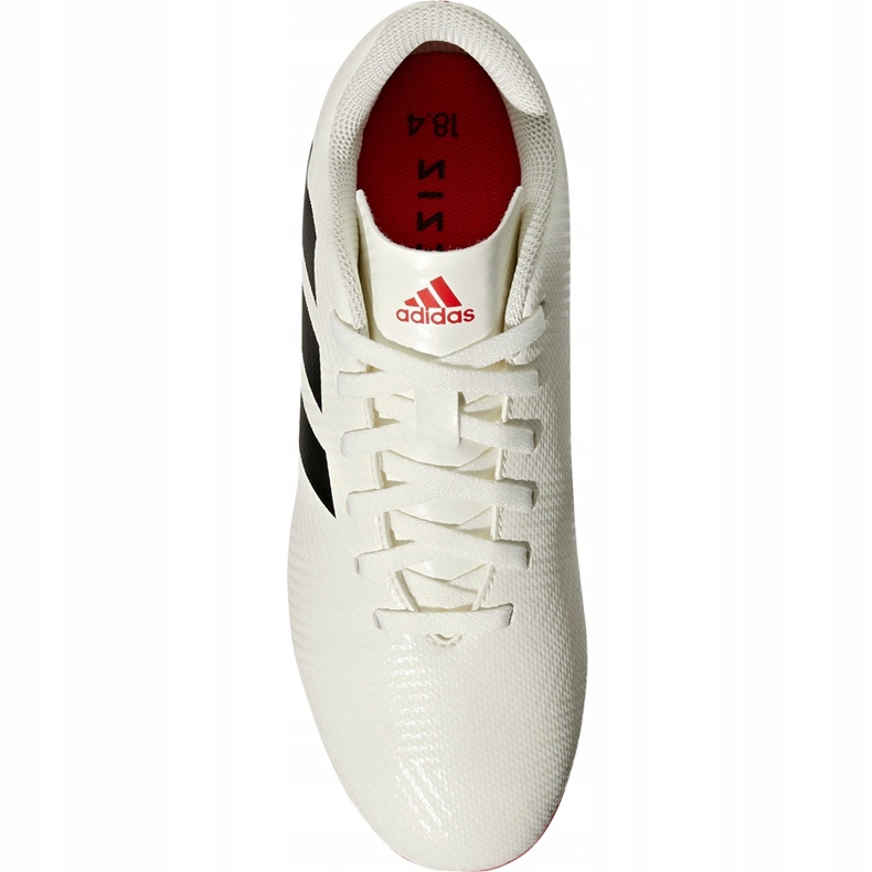 Scarpe da calcio Adidas Nemeziz 18.4 FxG Jr CM8510 bianco 1