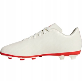 Scarpe da calcio Adidas Nemeziz 18.4 FxG Jr CM8510 bianco 2