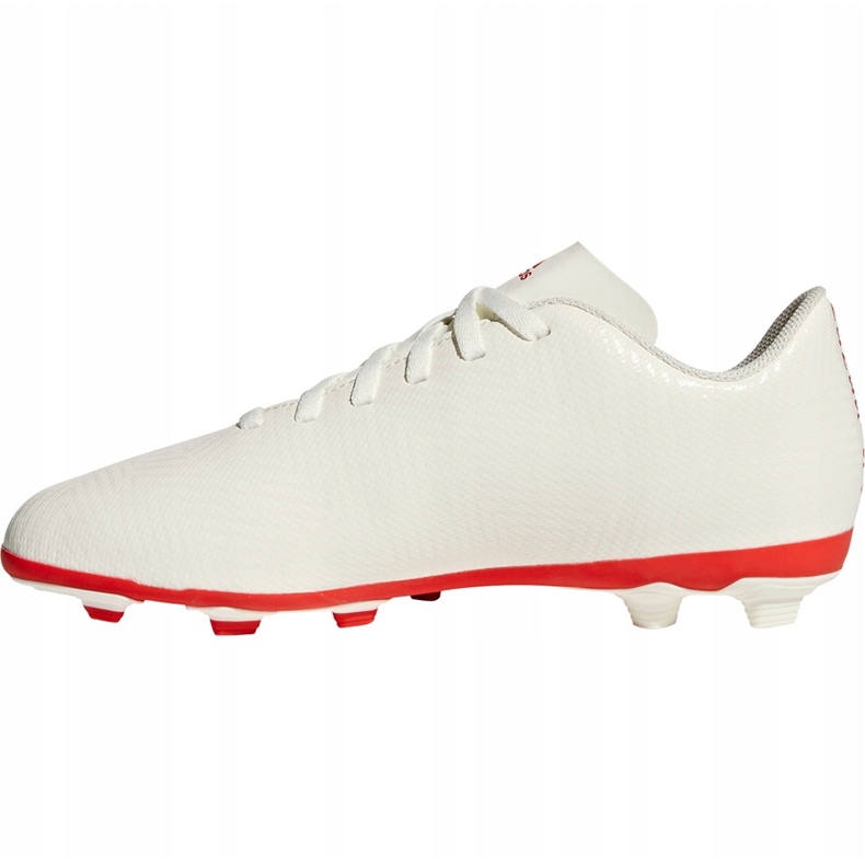 Scarpe da calcio Adidas Nemeziz 18.4 FxG Jr CM8510 bianca 2