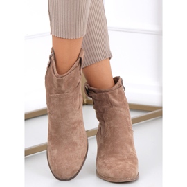 Stivali con tacco alto di Bedd Khaki beige cachi 1