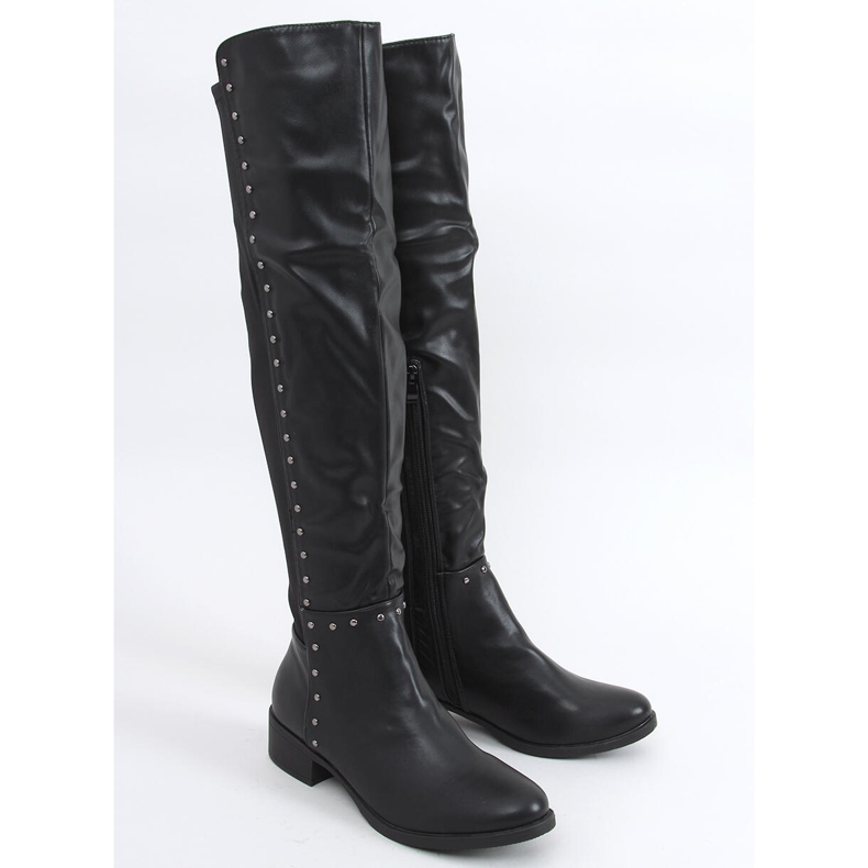 Stivali da equitazione con tomaia flessibile Henn Black nero 2