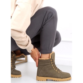 Stivali da donna in legno coibentato Polle Green Black verde 2