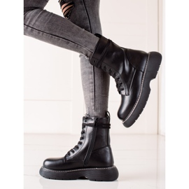 TRENDI Borse nere sulla piattaforma nero 1