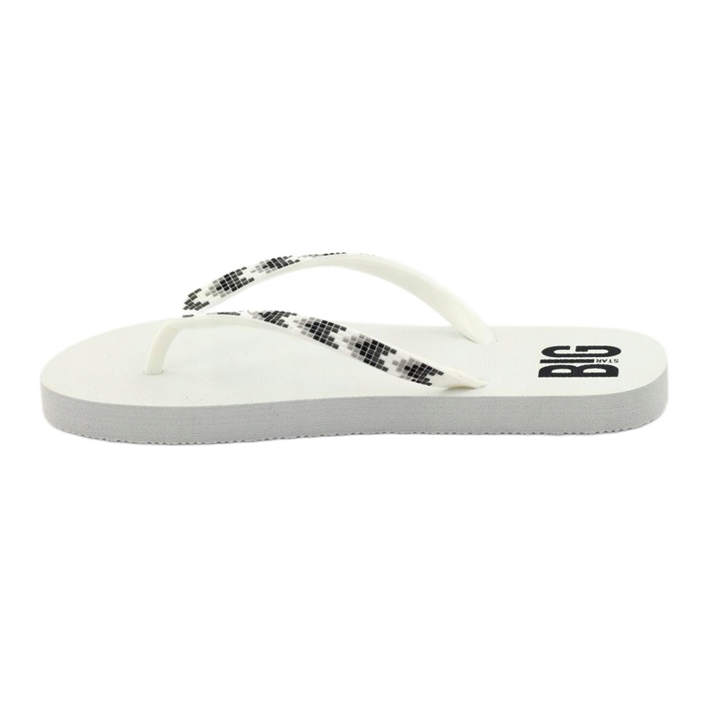Infradito Big Star 274A549 da donna bianco 2