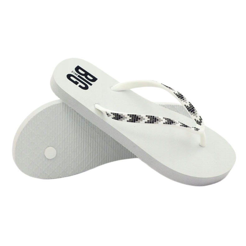 Infradito Big Star 274A549 da donna bianco 3