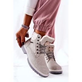 PH1 Trapper in pelle riscaldata grigio chiaro Laralis 2