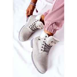PH1 Trapper in pelle riscaldata grigio chiaro Laralis 1