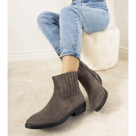 Caldi stivali da cowboy grigi Saucier grigio 1