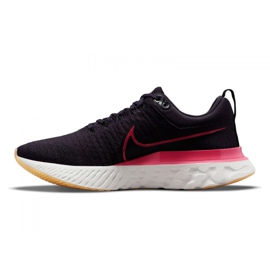 Nike React Infinity Run Flyknit 2 W CT2423-501 scarpe da corsa nero viola 1