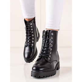 Bestelle Trappers classici con cerniera decorativa nero 1