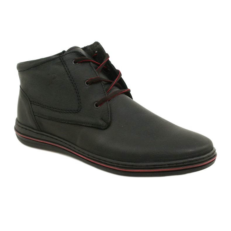 Polbut 339 scarpe da uomo nere nero 1