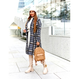 Stivali Alti Con Un Elemento Decorativo Beige Masha 1