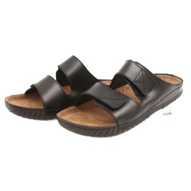 Scarpe da uomo Inblu 158M003 nero 2