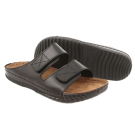 Scarpe da uomo Inblu 158M003 nero 3