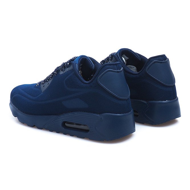 Scarpe sportive da uomo nere 5586-3 blu navy 2