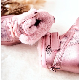 PJ2 Stivali da neve caldi per bambini Pink Shirinell rosa 1