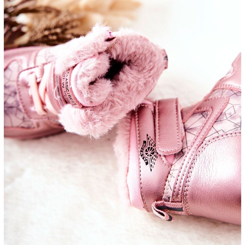 PJ2 Stivali da neve caldi per bambini Pink Shirinell rosa 1