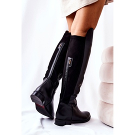 Stivali in pelle Laura Messi Nero 2293 2
