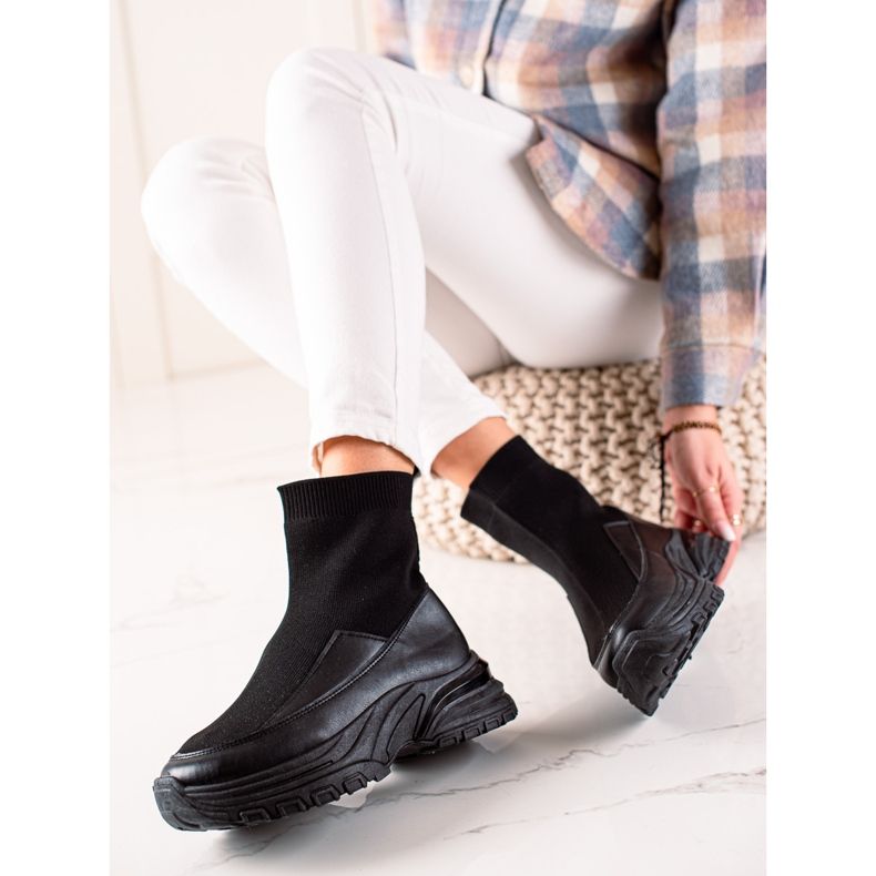Seastar Stivali slip-on con un calzino nero 1
