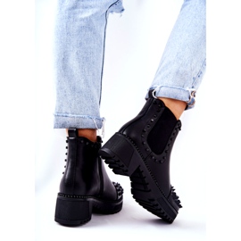 PG1 Stivali Jodhpur Comoni Neri Con Jets nero 2