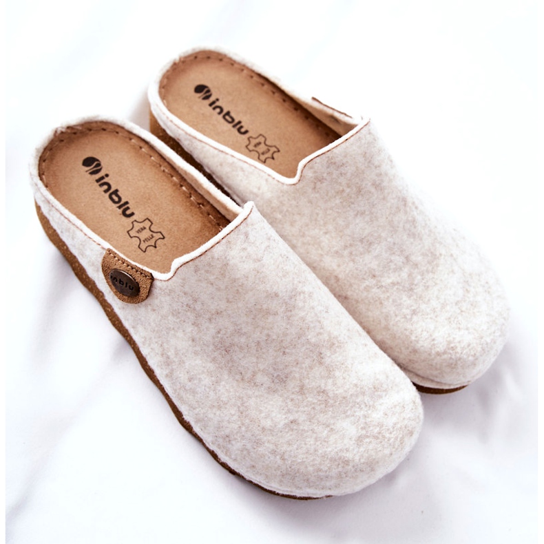 Pantofole Profilattiche Inblu Pantofole Beige DK20FE01W 4
