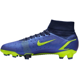 Nike Mercurial Superfly 8 Pro Fg M CV0961 574 scarpe da calcio blu blu 2