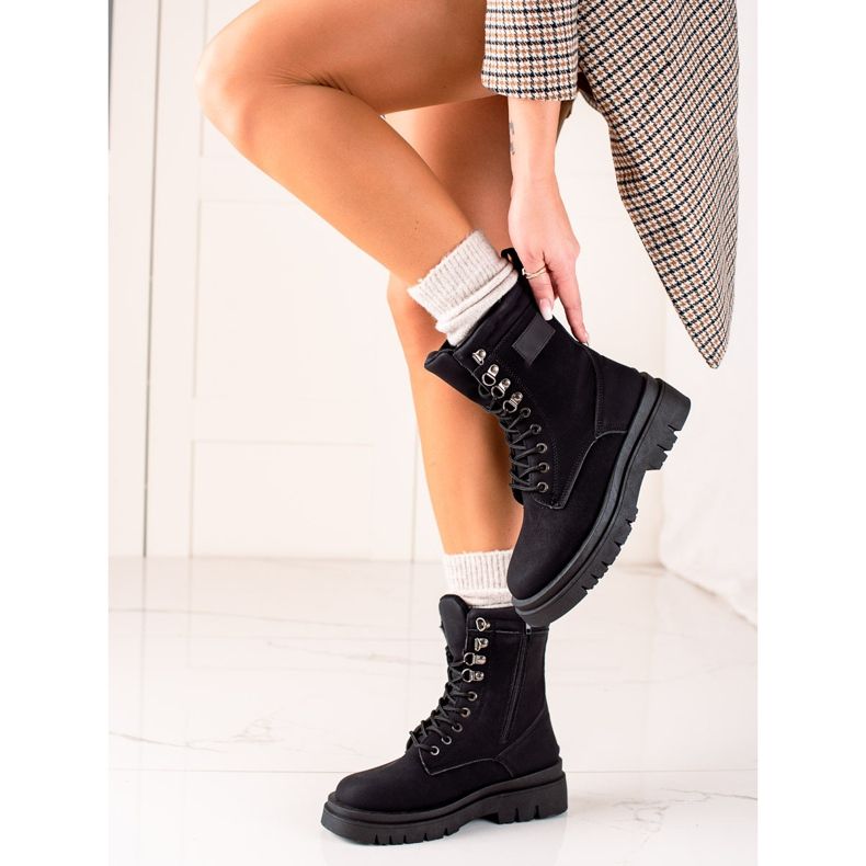 TRENDI Trapper neri classici nero 1