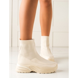 Seastar Stivali slip-on con un calzino beige 1