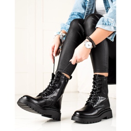 Seastar Trapper classici realizzati in ecopelle nero 1