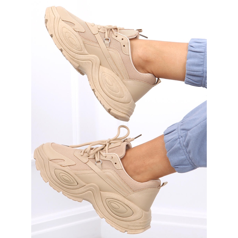 Scarpe da ginnastica Wally Khaki beige 1