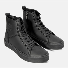 Sneakers da uomo Big Star nere metallizzate nero 1