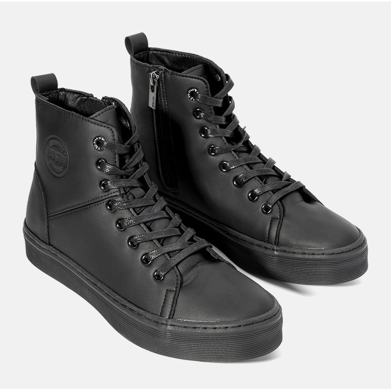 Sneakers da uomo Big Star nere metallizzate nero 1