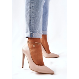 Classic Monnari 0180-015 Tacchi alti beige 2