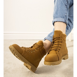 Stivali Panicucci isolati cammello da donna marrone 1