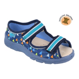 Scarpe per bambini Befado 869Y164 blu navy multicolore 3