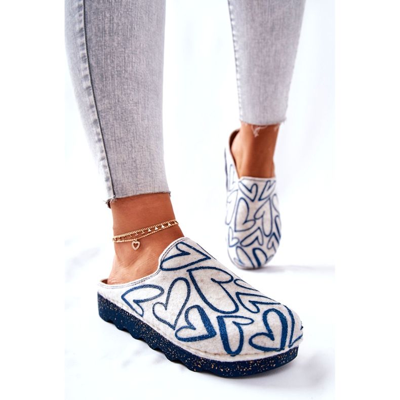 Pantofole Profilattiche Inblu Pantofole Beige DKS4FE01W 2