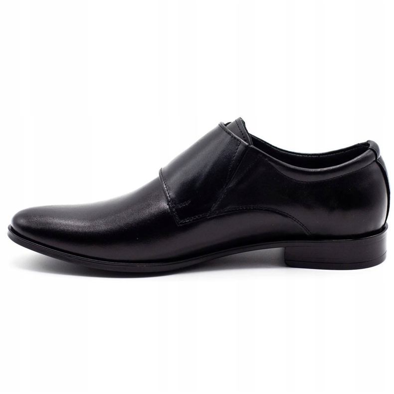 Olivier Scarpe in pelle maschile monaci 287l nero 1