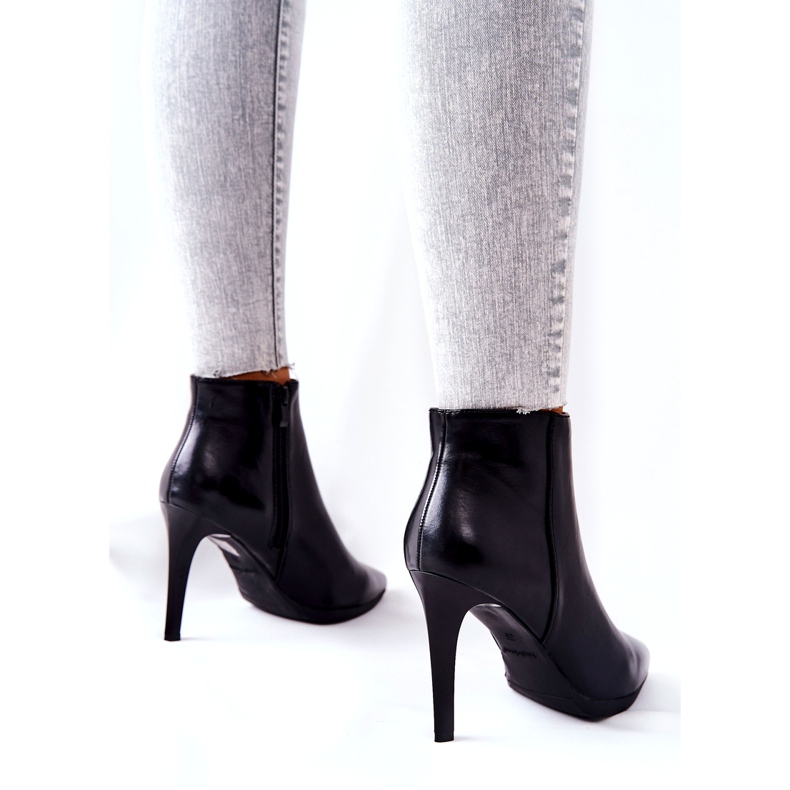 Stivali Donna Con Tacco Alto Sergio Leone BT501 nero 1