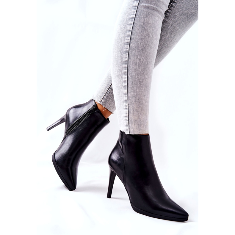 Stivali Donna Con Tacco Alto Sergio Leone BT501 nero 4