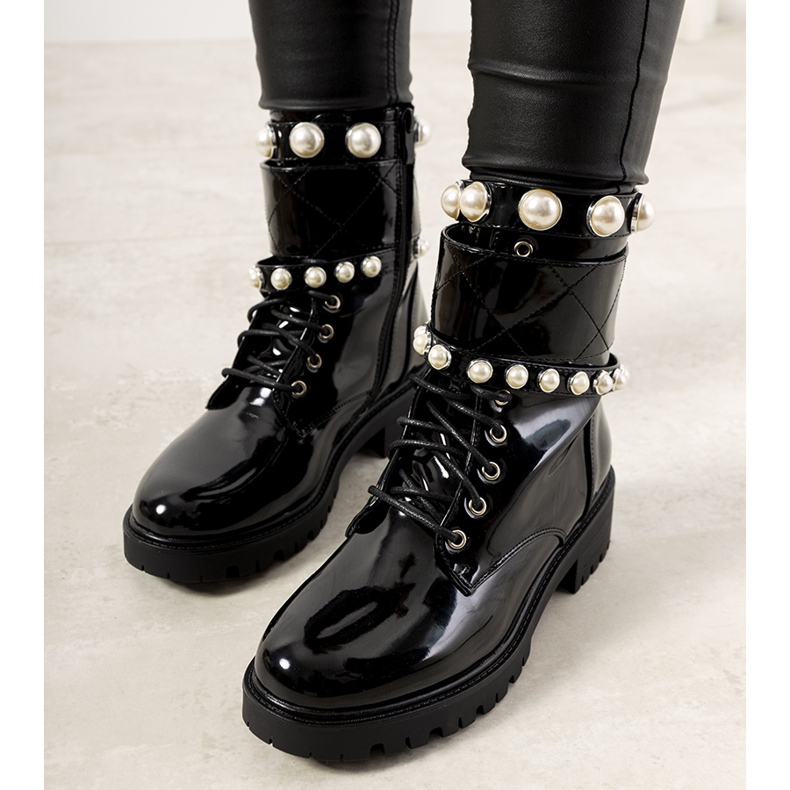 Scarpe Corso da donna laccate nere nero 1