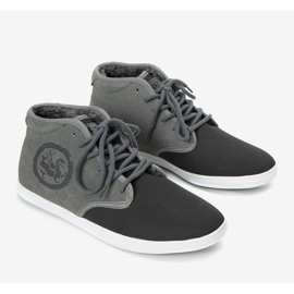 Scarpe sportive grigie da uomo sneakers Raoul grigio 1