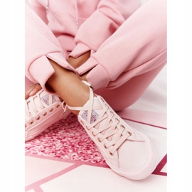 Big Star Sneakers da donna in ecopelle Cross Jeans HH2R4004C Rosa 5