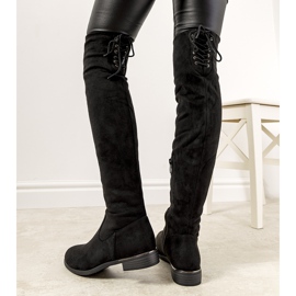 Stivali da donna isolati neri Marcio nero 1